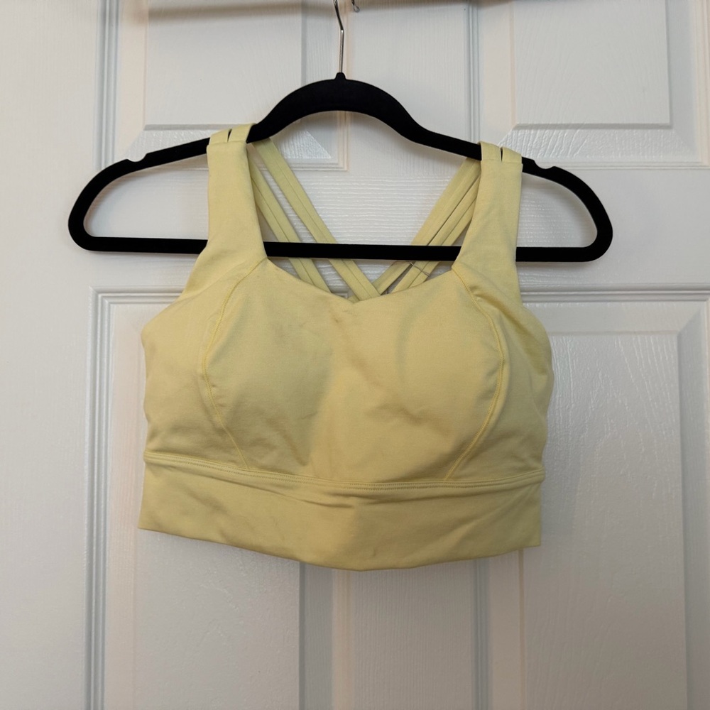 BuffBunny Twilight Dream Heather Sports Bra in Heather Sunbeam